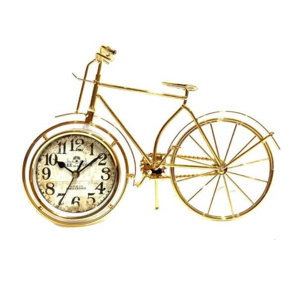 Bicycle gold Retro Vintage Table clock Price In Pakistan | Shopylancy.pk