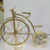 Vintage Classic Bicycle Gold Table Clock Price In Pakistan | Shopylancy.pk