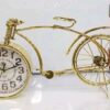 Classic Vintage Bicycle Golden Table Wheel Clock Price In Pakistan | Shopylancy.pk