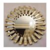 Home Decor Living Room Accent Sparkling Wall Mirror Sunburst Shape Mirrors with Gold Frame Price In Pakistan | Shopylancy.pk