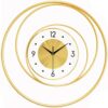 Antique Metal Radiant Orbital Golden Wall Clock Shopylancy.pk