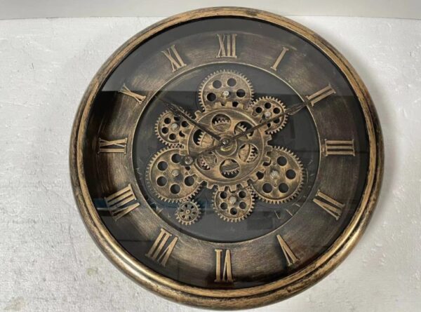 Vintage mechanical Gear wall Clock Shopylancy