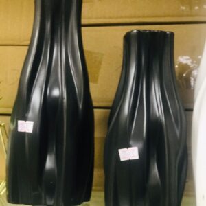 Black Exotic fiber table vase shopylancy.pk