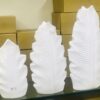 White Leaf fiber table vase shopylancy.pk