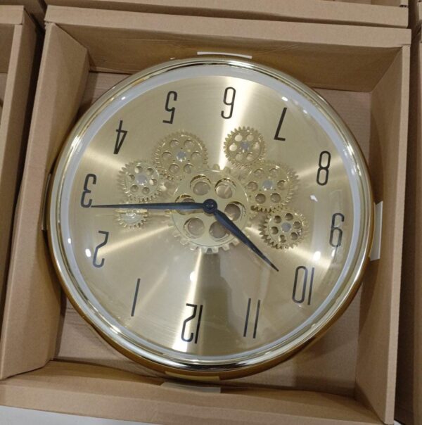 Luxury Wall Clock Moving Gear Mechanism Shopylancy.pk